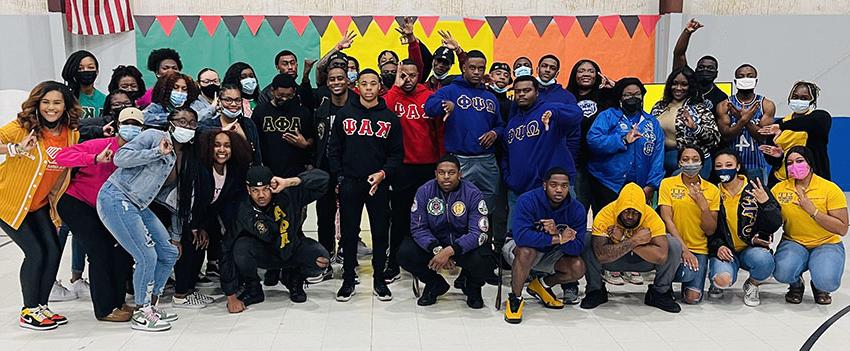 NPHC at Black History Event